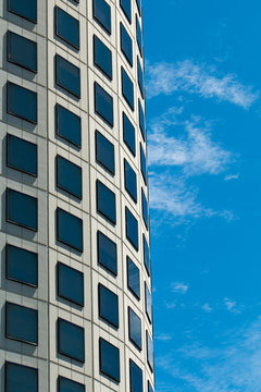 Glass facade, high-rise building