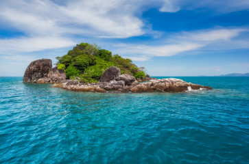 Thailand. Koh Chang. Island with coral.