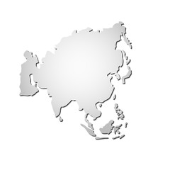 Vector Asia map