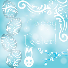 Happy Easter decorative vector illustration