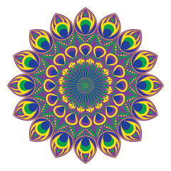 Vector circular pattern or mandala