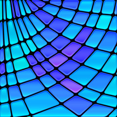 abstract vector stained-glass mosaic background