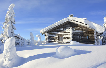 
Cottages on snowy mountain on a sunny winter day Royalty Free Stock Photo
Find Similar Get a Comp Save to Lightbox
Cottages on snowy mountain on a sunny winter day in Lapland Finland