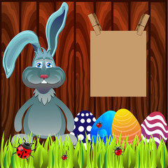 Easter greeting illustration