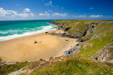 Pentire Steps Beach Cornwall
