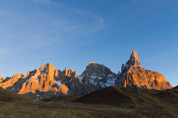 Fototapeta premium High mountain at twilight