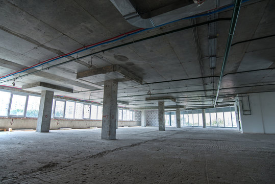 interior of business center under construction