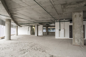 interior of business center under construction