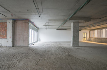 interior of business center under construction