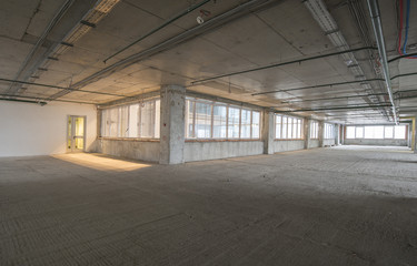 interior of business center under construction