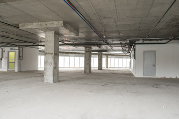 interior of business center under construction