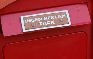 Ingen reklam tack