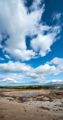 Strokkur geyser, south of Iceland