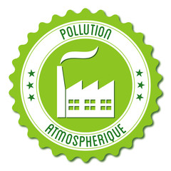 Logo pollution atmosphérique.