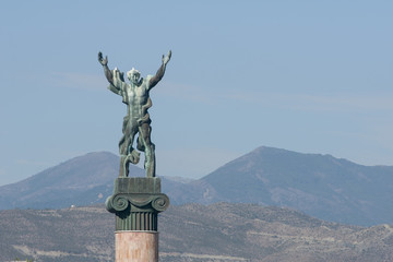 Obraz premium Estatua de La Victoria, Puerto Banús, Marbella