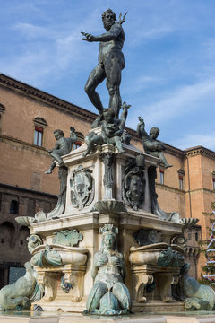 Fountain of Neptune, symbol of Bologna
