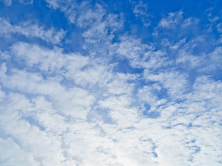 blue sky and clouds