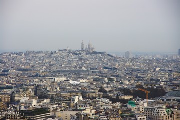 Montmartre, Paris, France - view from the Eiffel Tower © emar
