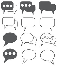  Speech bubbles