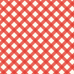 Diagonal tablecloth seamless wallpaper pattern.