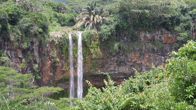 Chamarel Waterfall in Mauritius