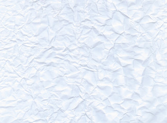 Obraz premium Texture of crumpled white paper.