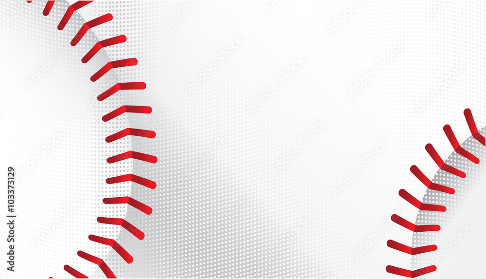 Wall mural Baseball Vector Icon