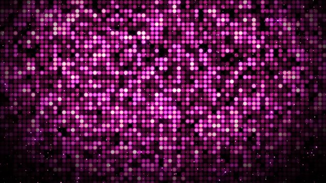 Seamless abstract spangle optic flood lights with color changing pattern glowing and glittering in space background in 4k ultra HD loop