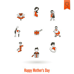 Happy Mothers Day Icons