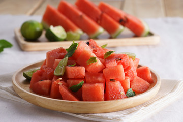watermelon salad.