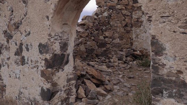 Detail view of the old miner town of Real de Catorce in San Luis Potosi, Mexico. 4k