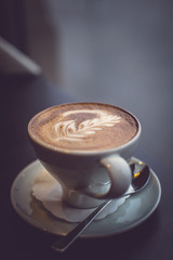 A cup of coffee.