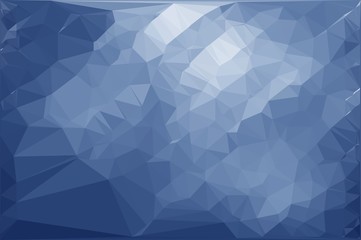 Low polygon blue pattern background