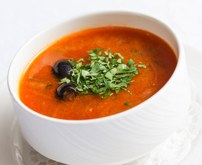Soup solyanka