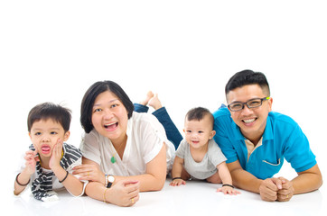 Obraz premium asian family
