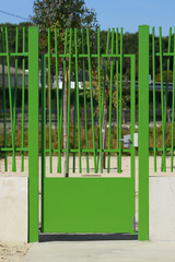 modèle de portillon en métal