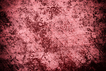 Wall fragment with attritions and cracks