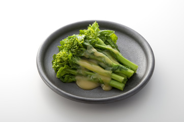 菜の花の酢みそ和え