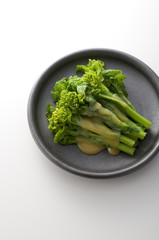 菜の花の酢みそ和え