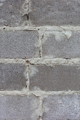 The texture of the walls