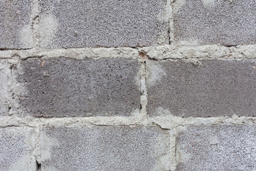 The texture of the walls