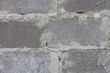 The texture of the walls