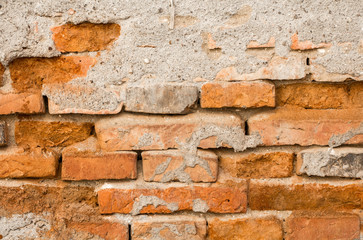 Fototapeta premium Grunge old damaged brick texture