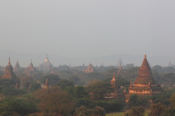 Buddhist temples in Bagan, Myanmar		