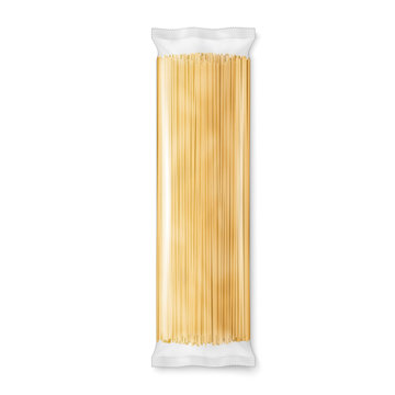 Spaghetti Pasta Transparent Package.