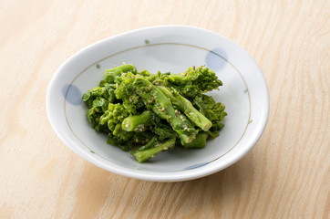 菜の花のごま和え