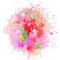 Obraz premium Color background of paint splashes