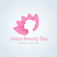 Beauty logo,Natural care logo,salon logo,women logo,Feminine Logo,vector logo template