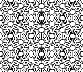 Vector modern seamless geometry pattern grid, black and white abstract geometric background, pillow print, monochrome retro texture, hipster fashion design