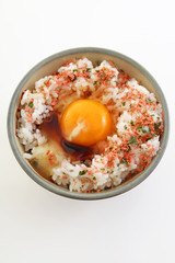 一膳の卵かけご飯